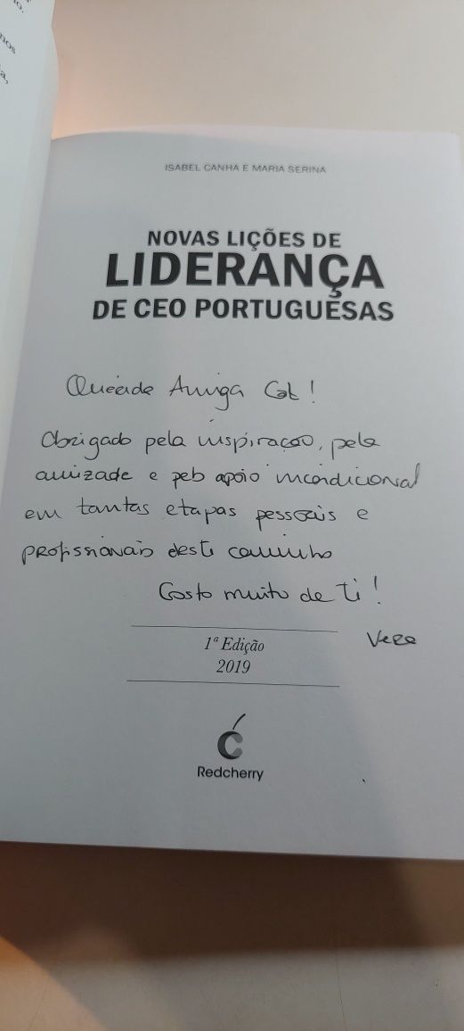 Novas Lições de Liderança de CEO Portuguesas (1ª edição. 2019)