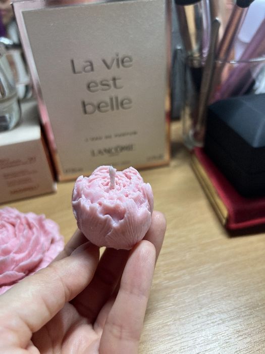 Свічки квітки  з соевого віску