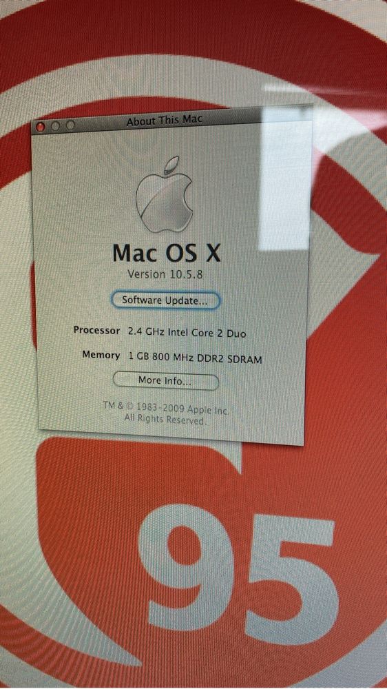 iMac Apple 2008 komputer