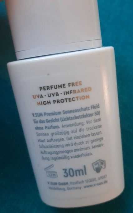 V.SUN spf 50 Sun fluid Little sunshine nowy 30ml