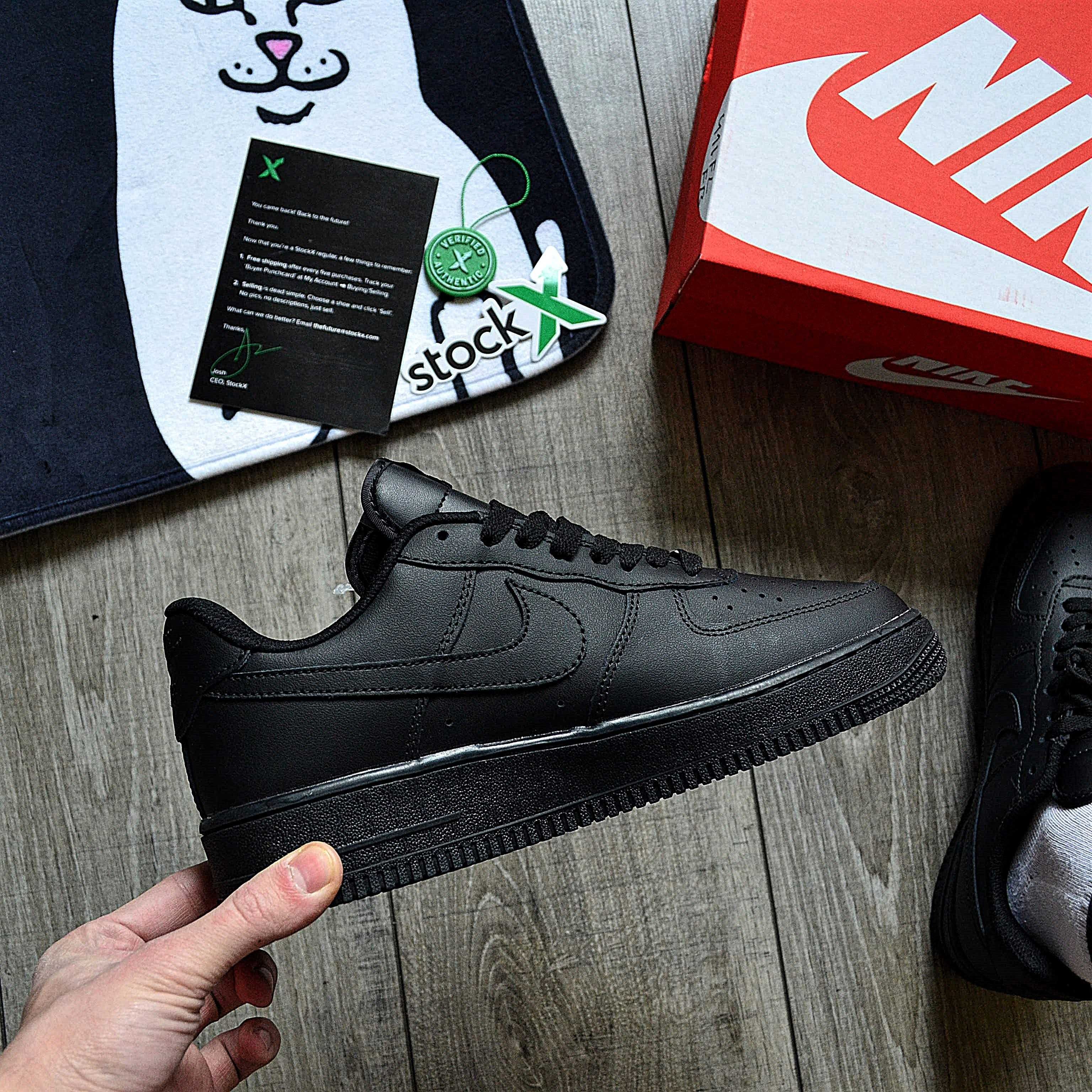 Чоловічі кросівки Nike Air Force 1 Low 'Black' Розміри 40-45