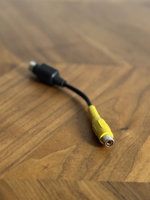 Przejściówka/adapter - RCA na 4-pinowy mini-DIN (S-Video), dł. 14 cm