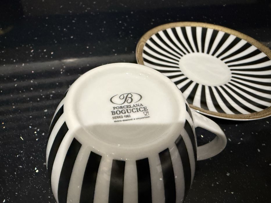 Filiżanka ze spodkiem 0,33 L / 17 cm Nowa 2 szt lub 4 szt