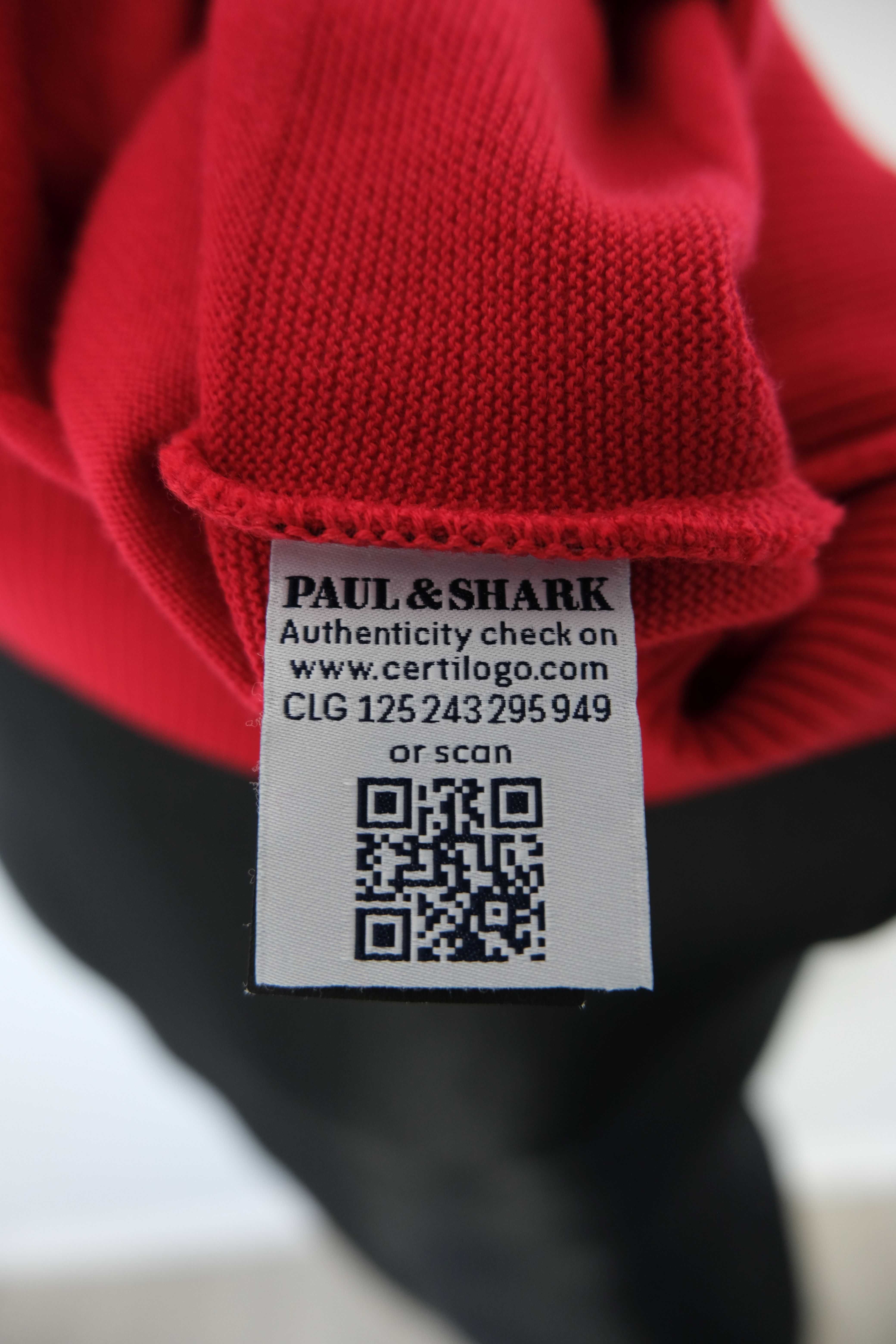 Paul&Shark Paul Shark Sweter virgin  Wool Wełna męski  sweter r M nowy