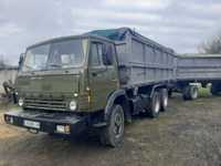 КАМАЗ 55102 з причепом