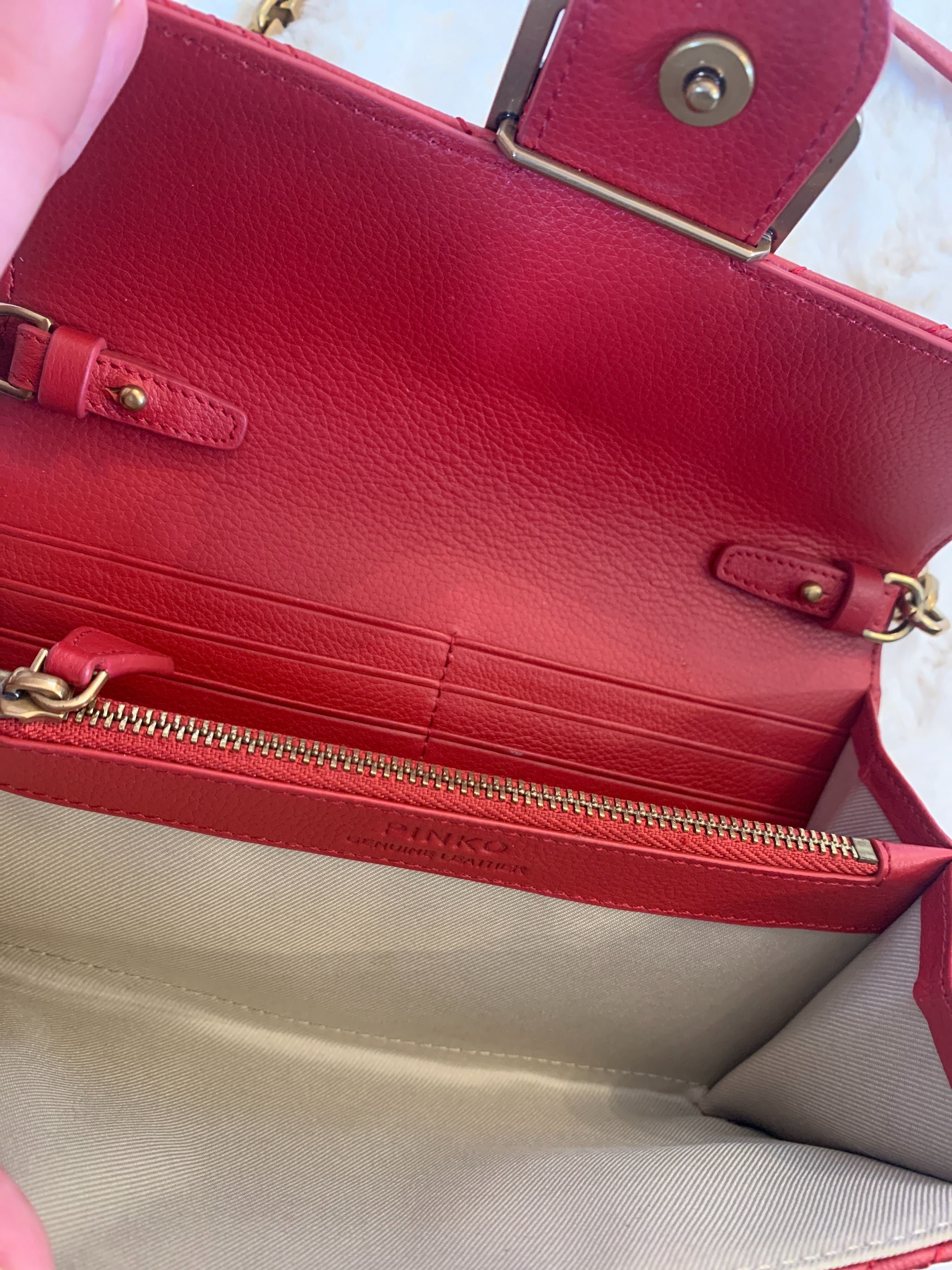 Torebka pinko Wallet stan idealny czerwona