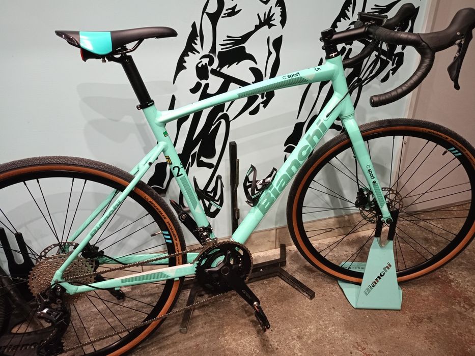 Rower Gravel Bianchi przebieg 100km(roz.55).