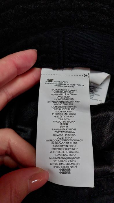 Панама New balance sherpa чорна тепла Оригінал