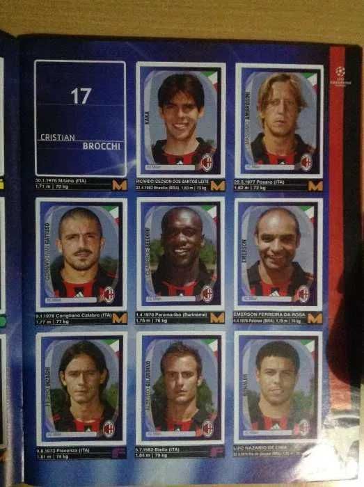 UEFA Champions League 2007/2008 - album PANINI + naklejki