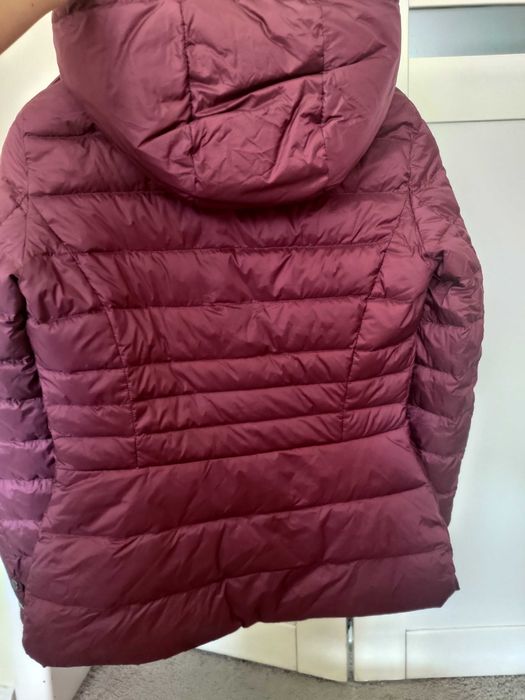 Kurtka Massimo Dutti puchowa puch naturaly S bordo