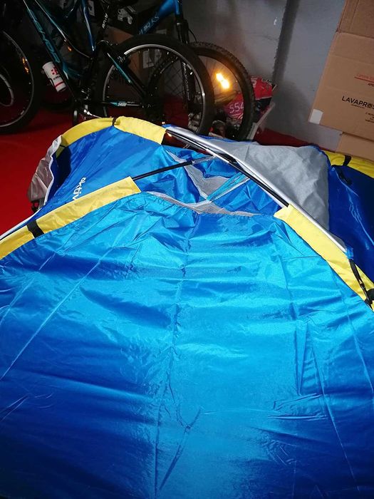 Tenda campismo iglu, 2 pessoas, multicolorido, 200 x 120 x 100 cm