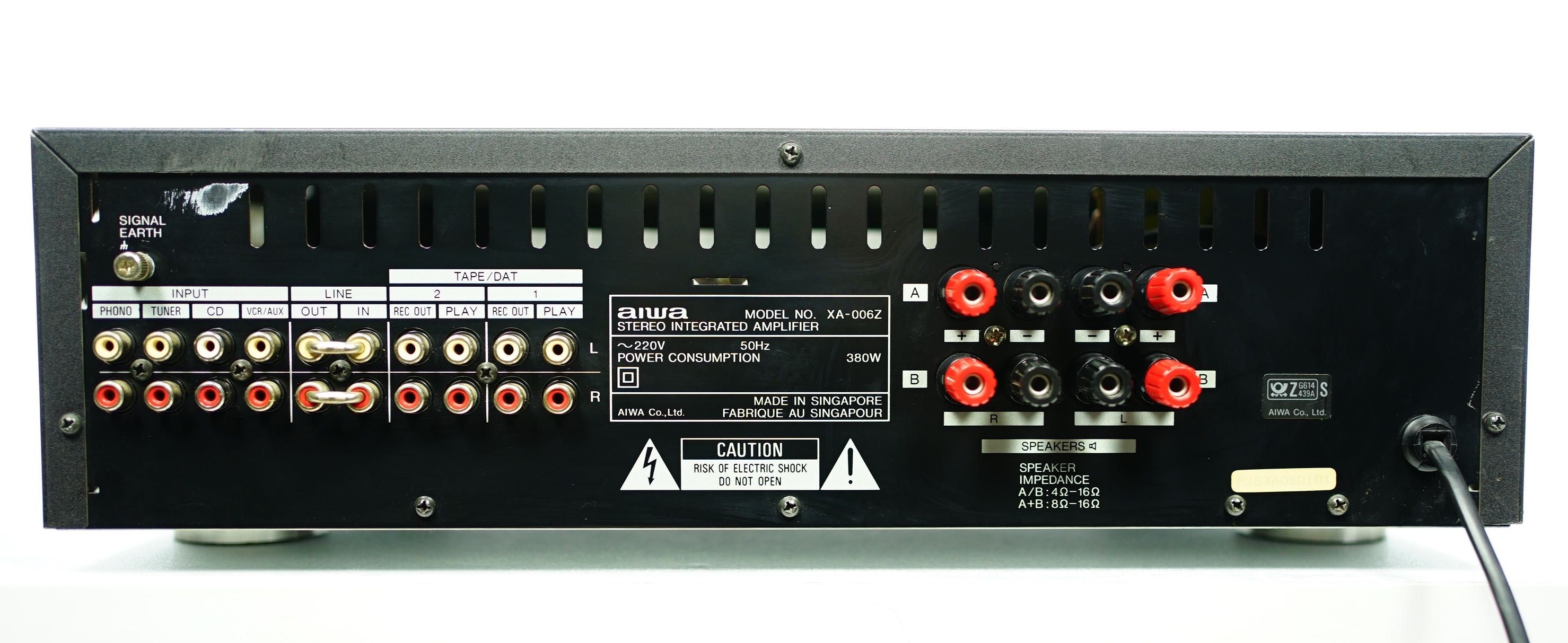 Wzmacniacz AIWA AX-006 Solidny sprzęt kasy Średniej wyższej * PHONO *