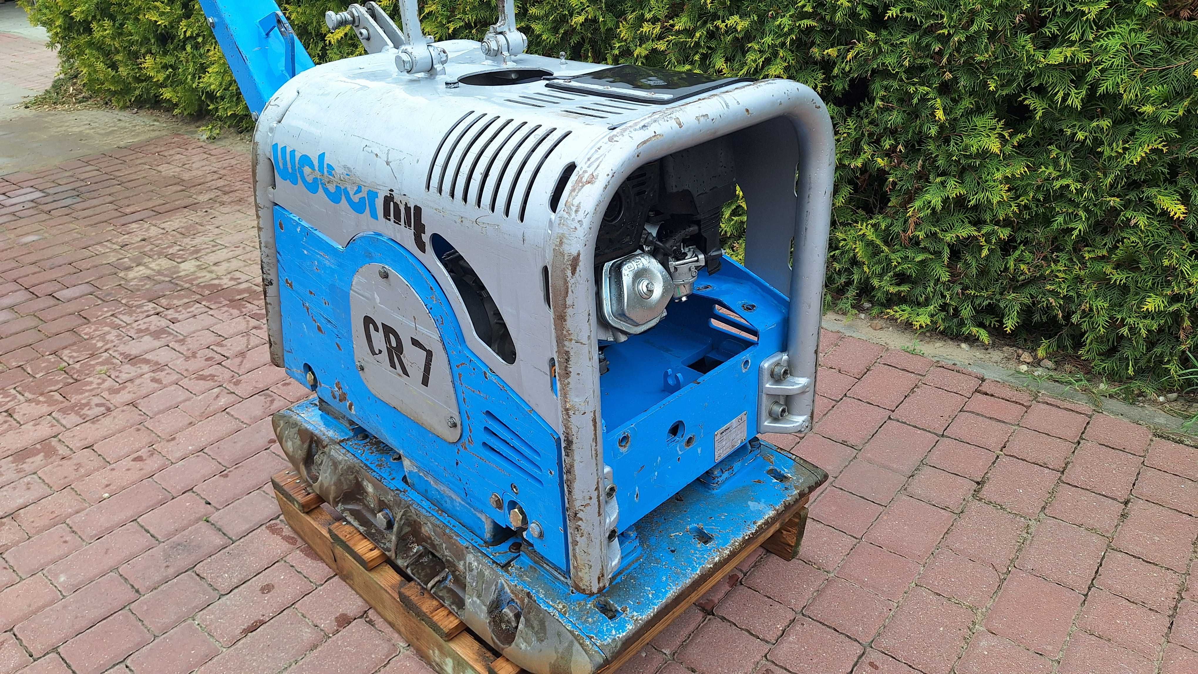 Zagęszczarka płytowa WEBER CR7 437 kg ubijak gruntu 450 wysyłka