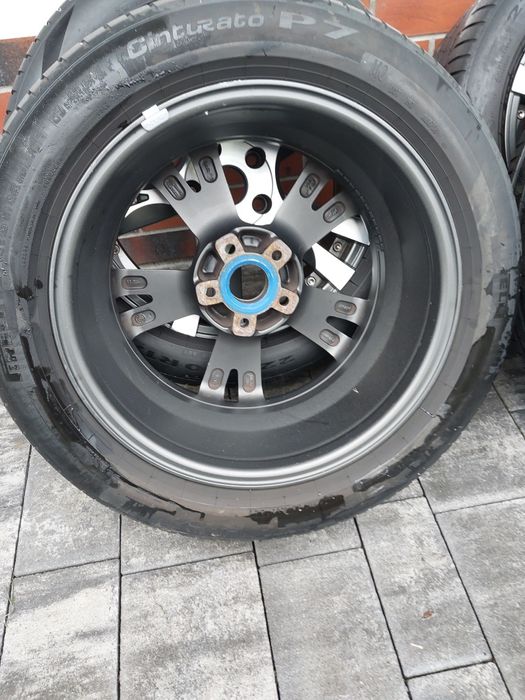 Felgi 17 PLW 5x112 et45 opony letnie Pirelli 225 50 r17 ładny stan