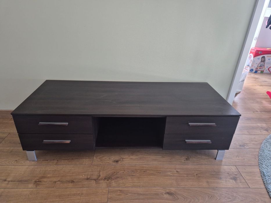 Duża komoda RTV wenge z kolekcji RESET