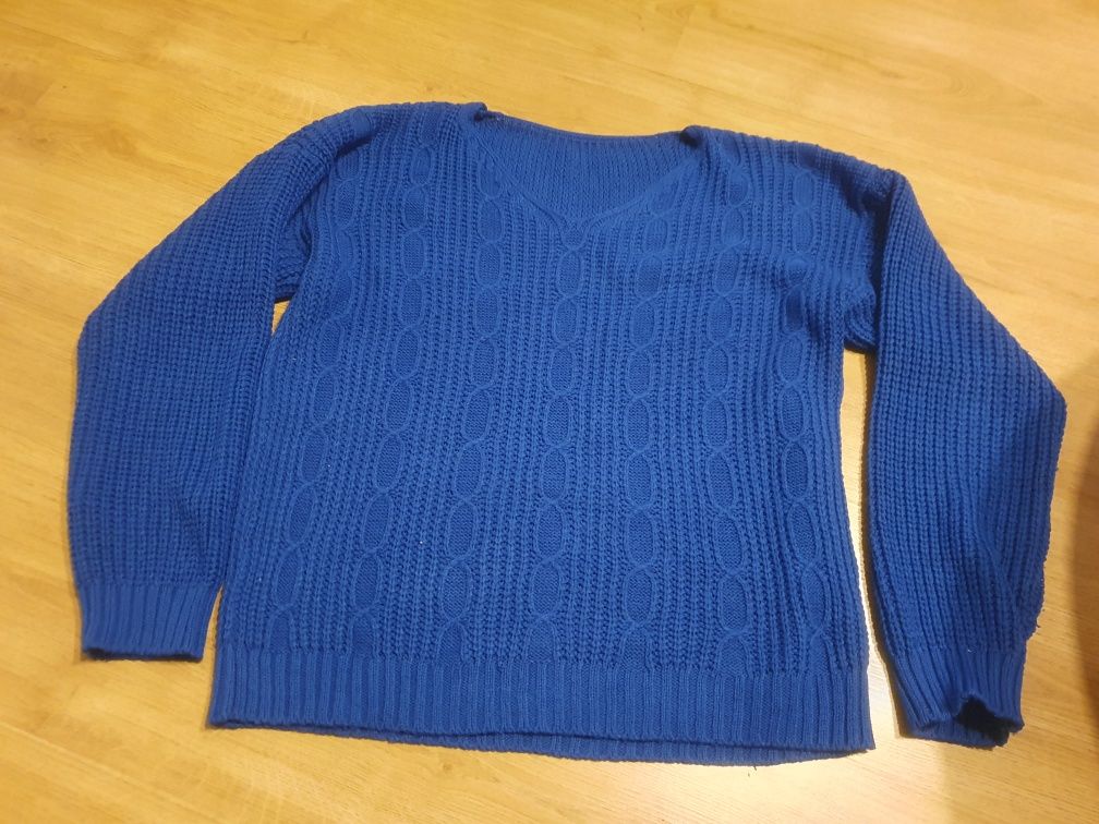 Sweter oversize chabrowy