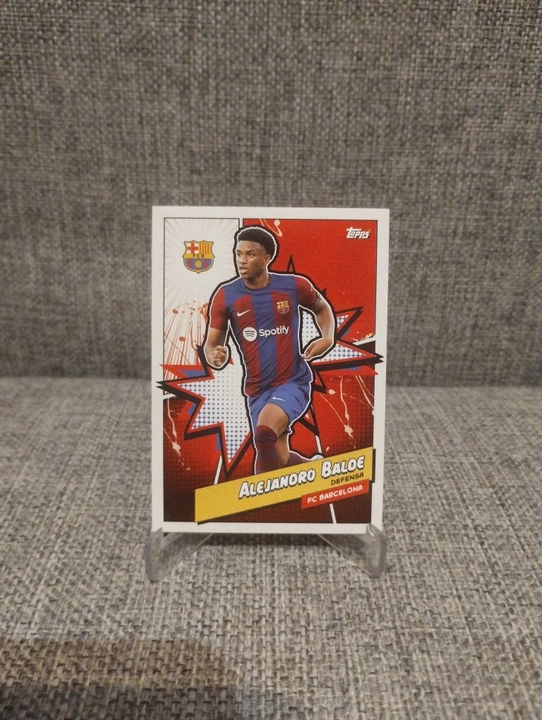 2023-24 topps fan set fc Barcelona Heroes alejandro balde