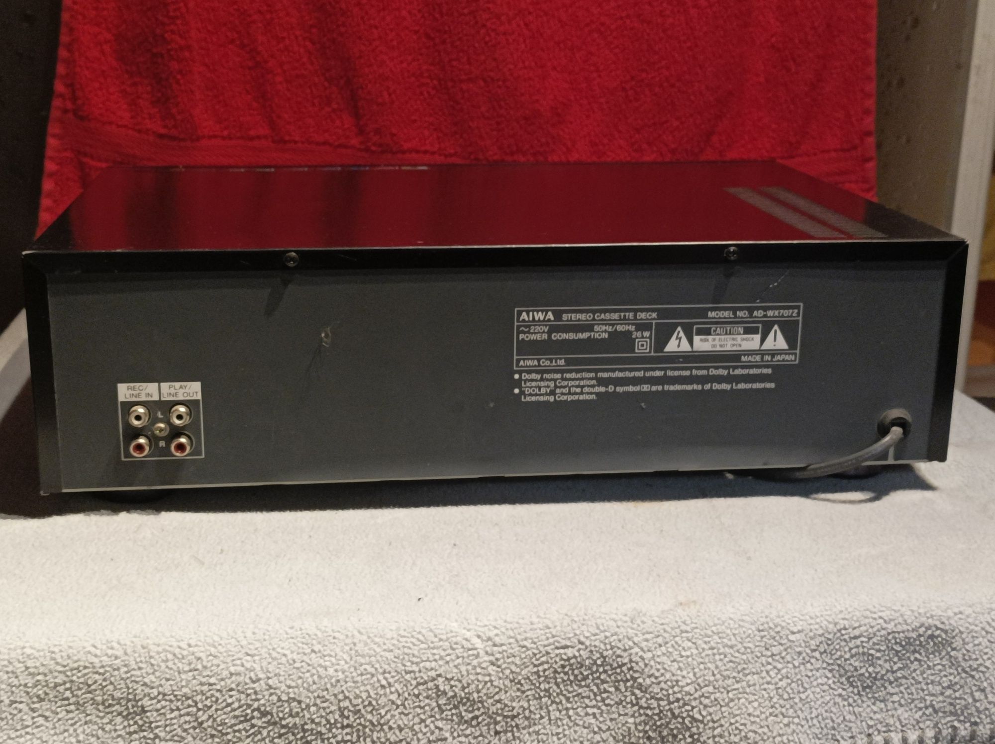 Deck/magnetofon Aiwa AD-WX-707Z - Japan!.Do naprawy! Tanio!
