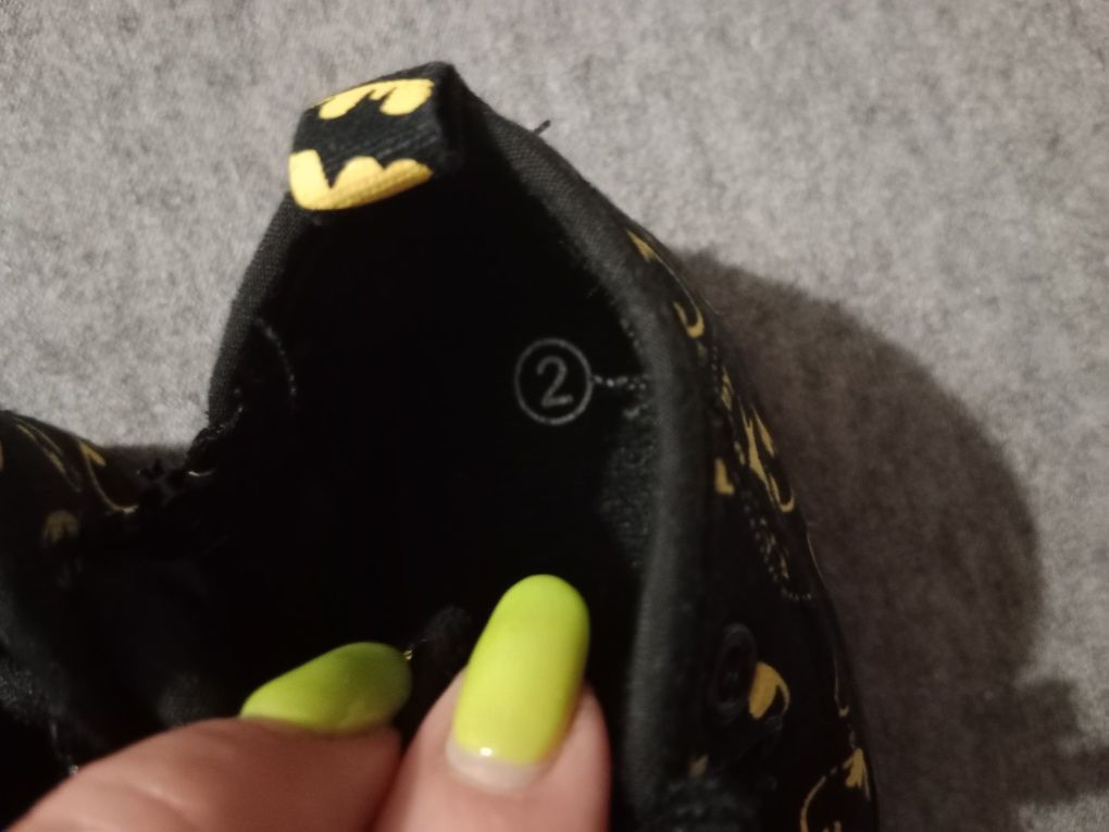 Buty niemowlęce BATMAN niechodki