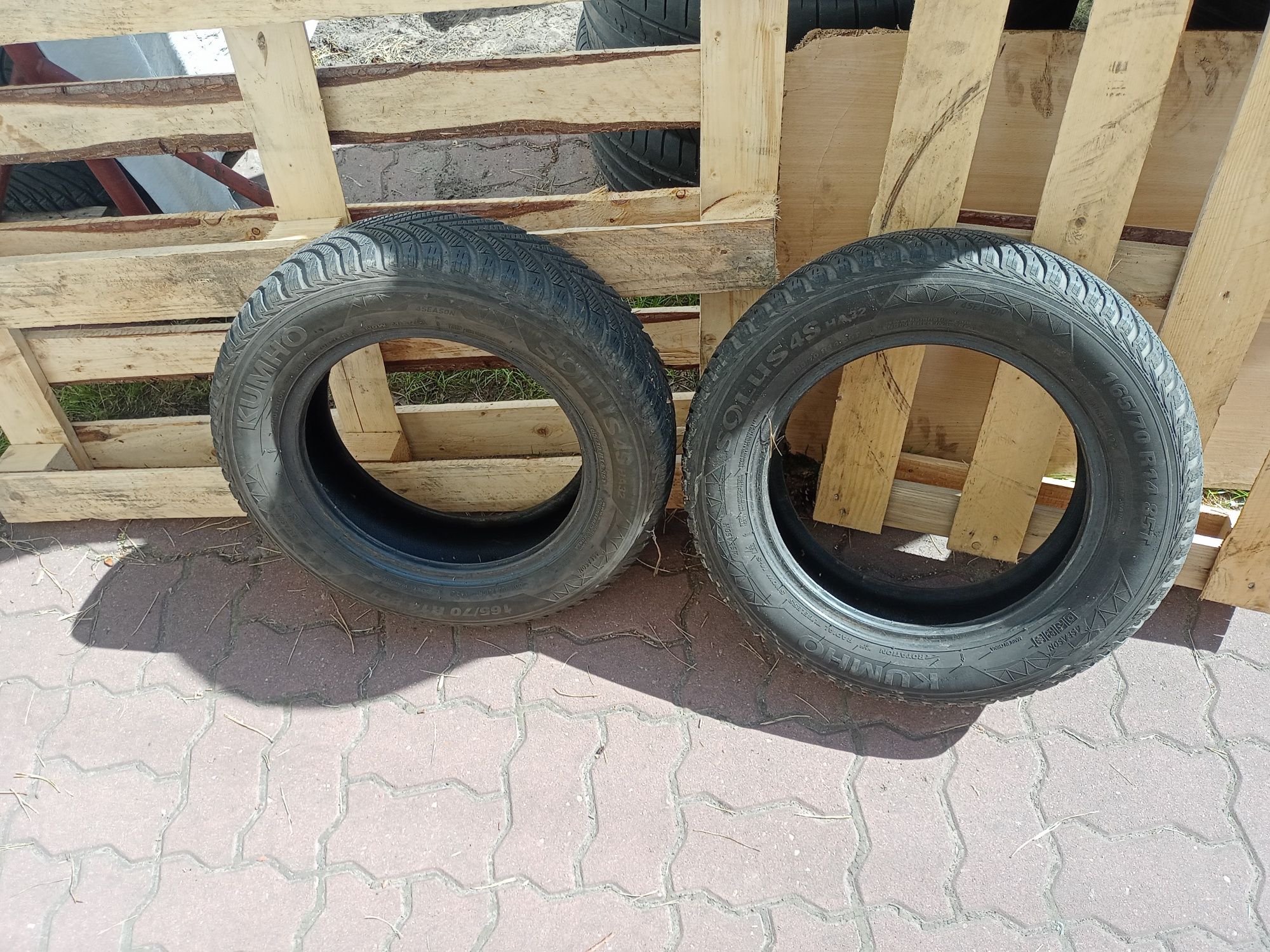 Opony całoroczne Kumho Solus4SHA32 165/70r14 85T 5,5mm 2022r Wawa