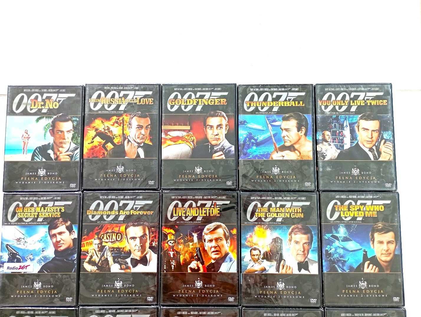 James Bond 007 Kolekcja 40 dvd wydanie specjalne Folia ! Okazja !