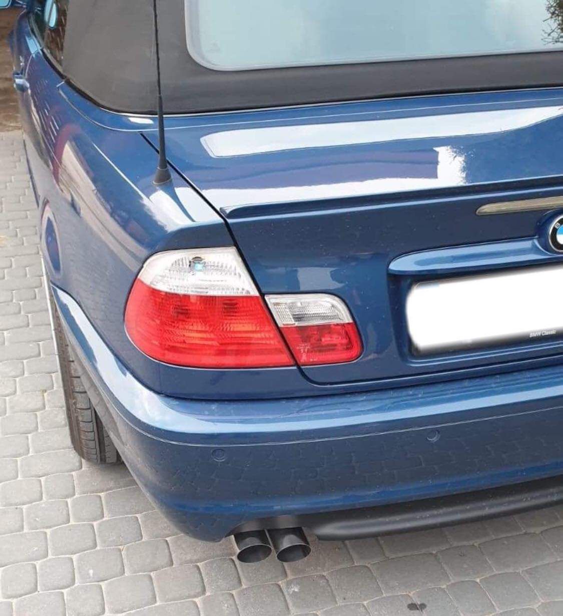 Tłumik końcowy sportowy BMW E46 2x76 PRZELOT!