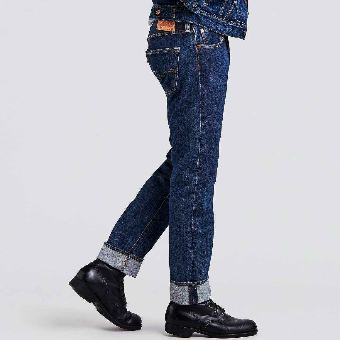 Мужские джинсы Levis 501 Dark Stonewash, 005010194 Левис, Ливайс США