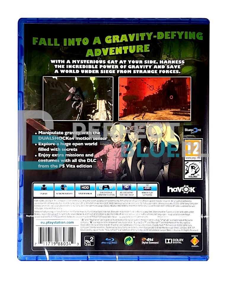 Gravity Rush Remastered / Gra PS4 / Napisy PL / Sklep z Grami / Służew