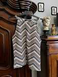 Bluzka top halter dekolt wzoroi