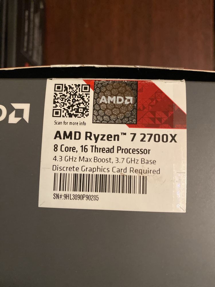 AMD Ryzen  7 2700x