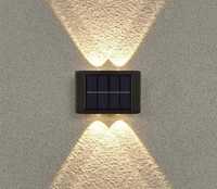 Вуличний фасадний садовий LED ліхтар на сонячній батереї освітлення