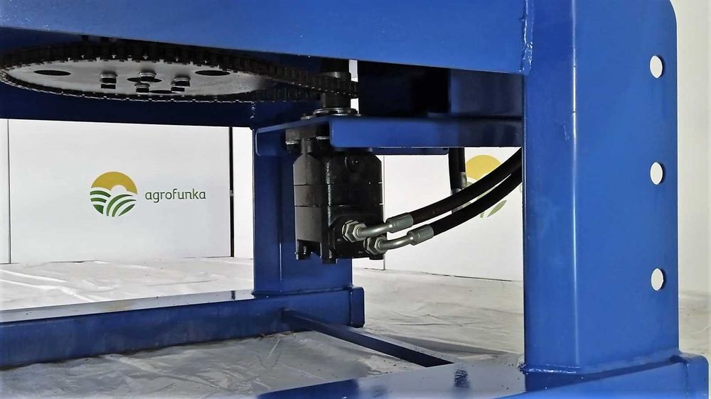mieszalnik betoniarka 800L hydrauliczna okrągła