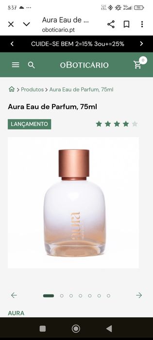 Conjunto Aurea do Boticário