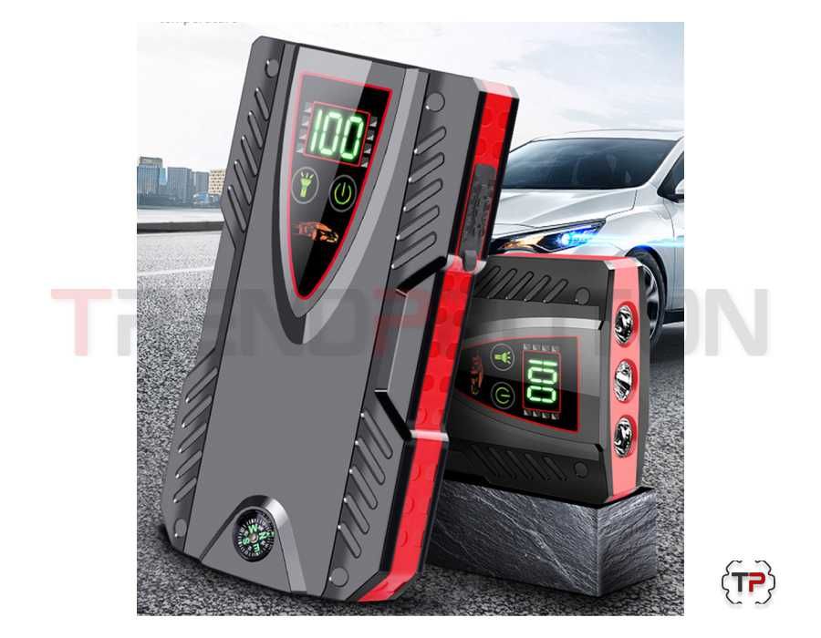 Booster de Arranque c/ Função Powerbank 99800Ah e Mala de Transporte
