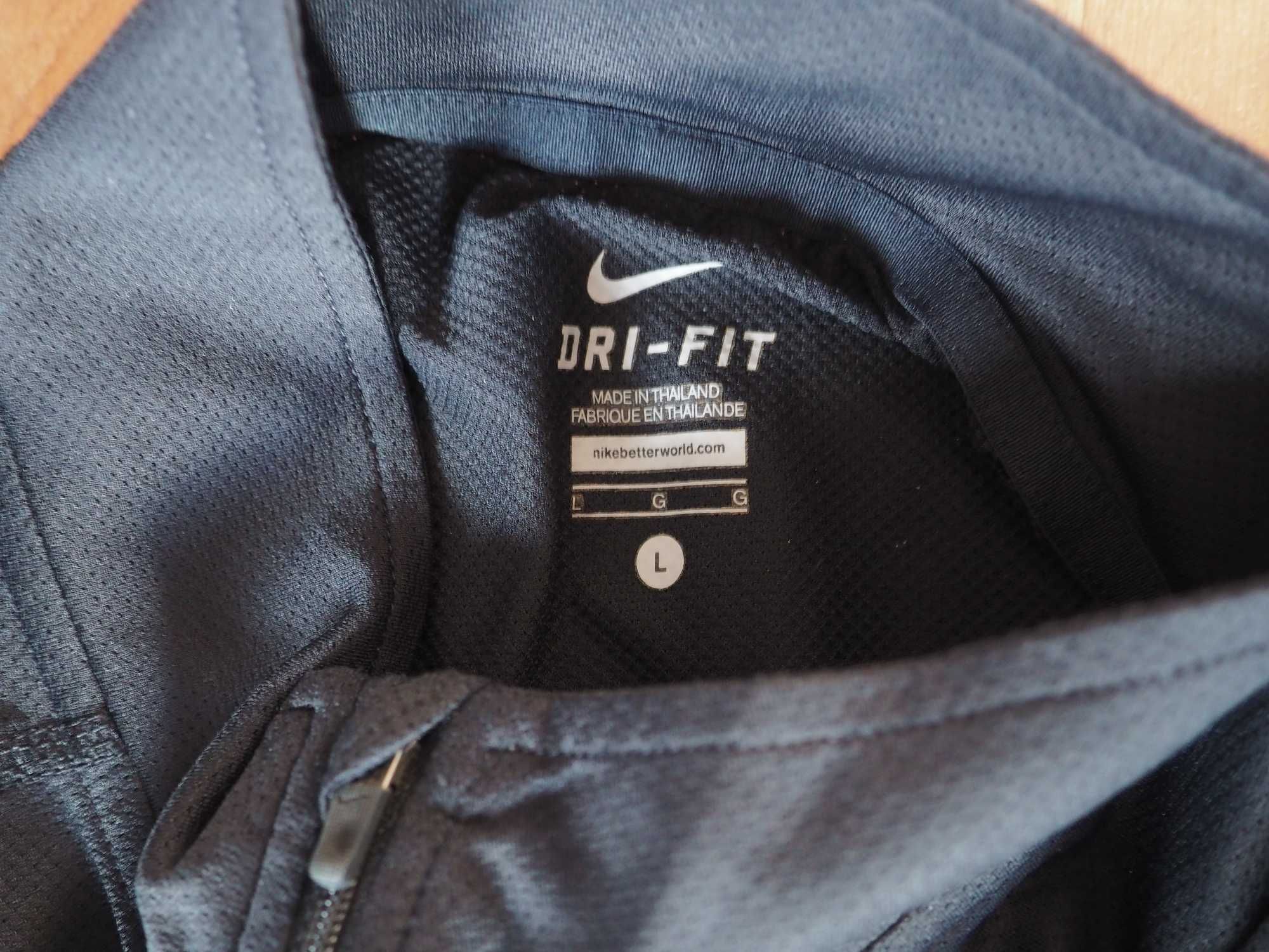 Koszulka rowerowa / biegowa Nike Sphere Short Sleeve 1/2 Zip, rozm. L