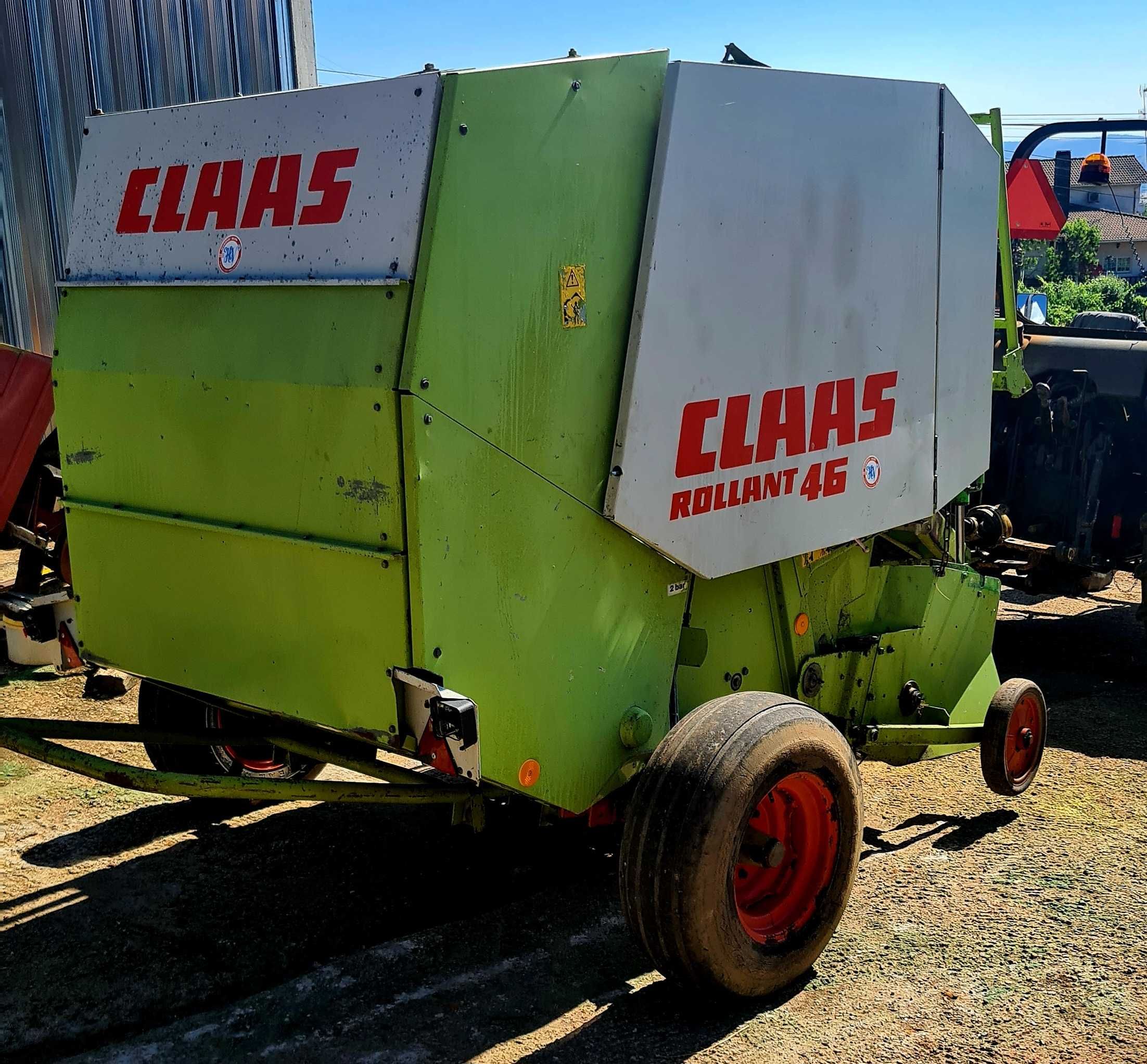 Enfardadeira de rolos claas rollant 46