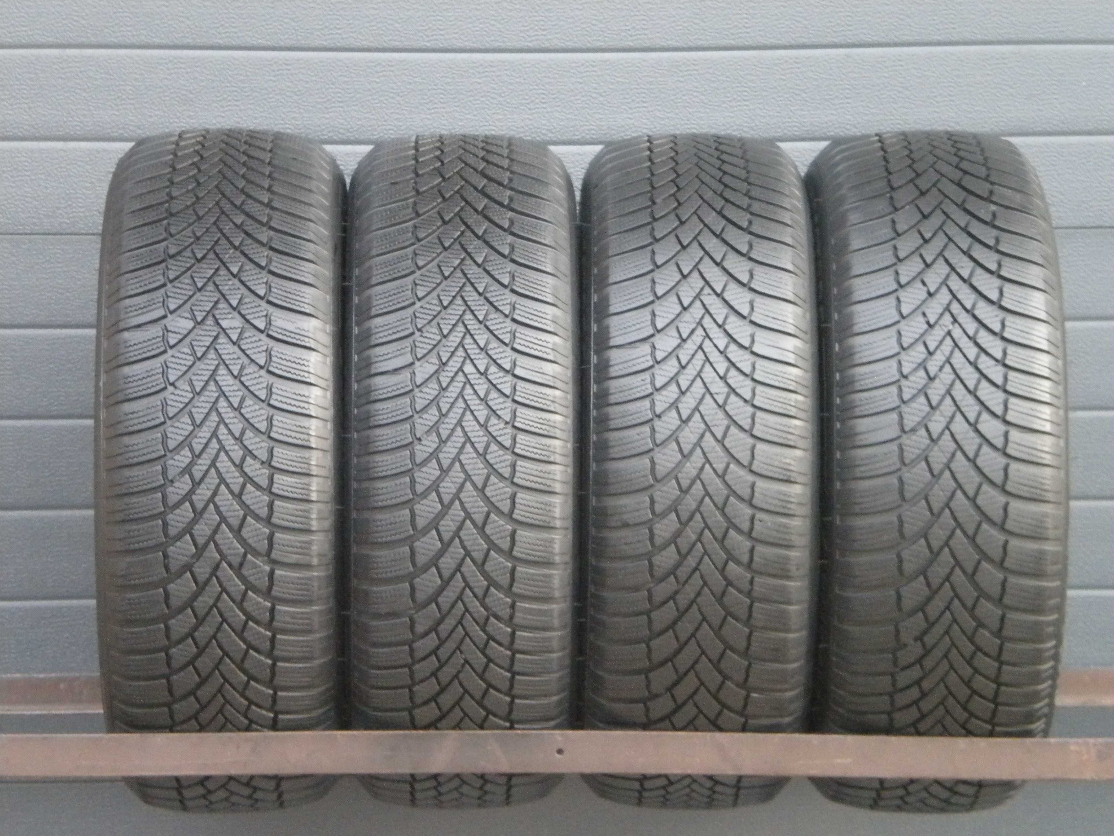 ! 4x Opony używane zimowe Bridgestone Blizzak LM005 215/60R17 100H XL