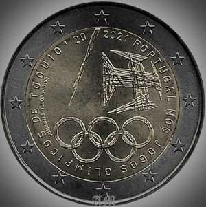 Portugal - 2€ Rolo de moeda Jogos Olímpicos de Tóquio