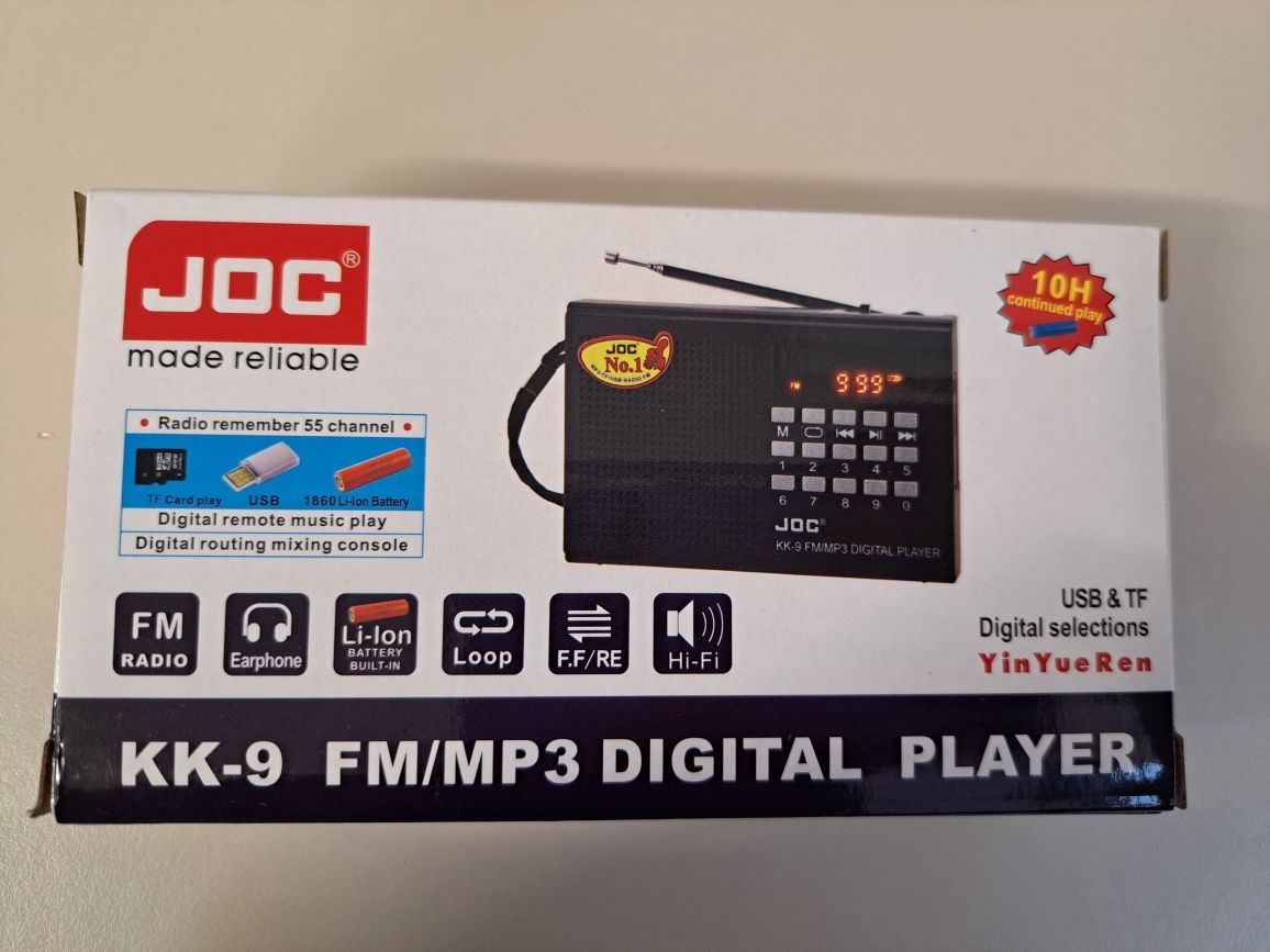Mini radio kieszonkowe JOC czarne