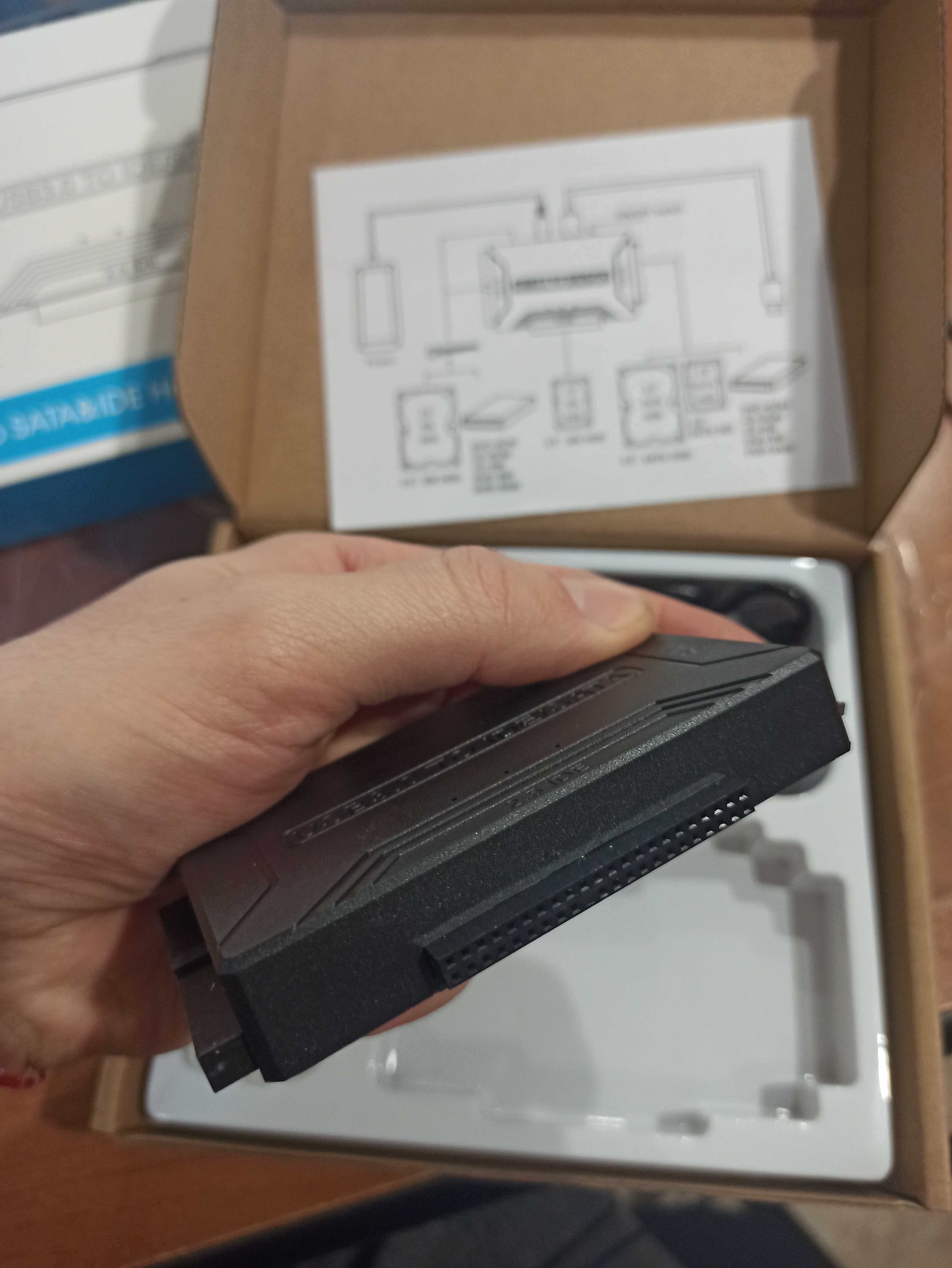 Адаптер для жорсткого диску SSD/HDD 3 в 1 SATA-USB IDE до 4 ТБ набір