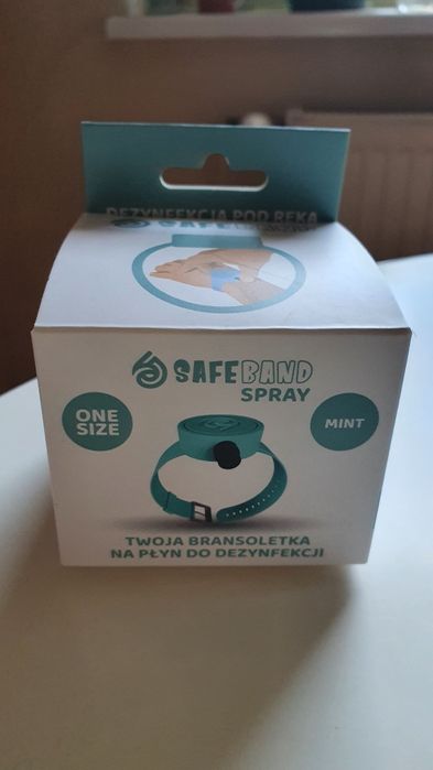 SafeBand spray bransoletka do dezynfekcji rąk sanitizer