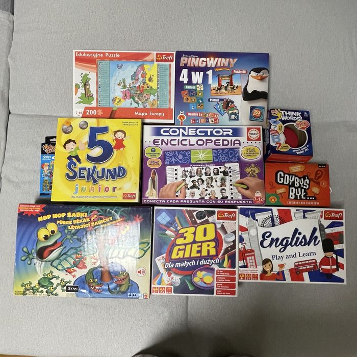 Zestaw gier edukacyjnych dla dziecka