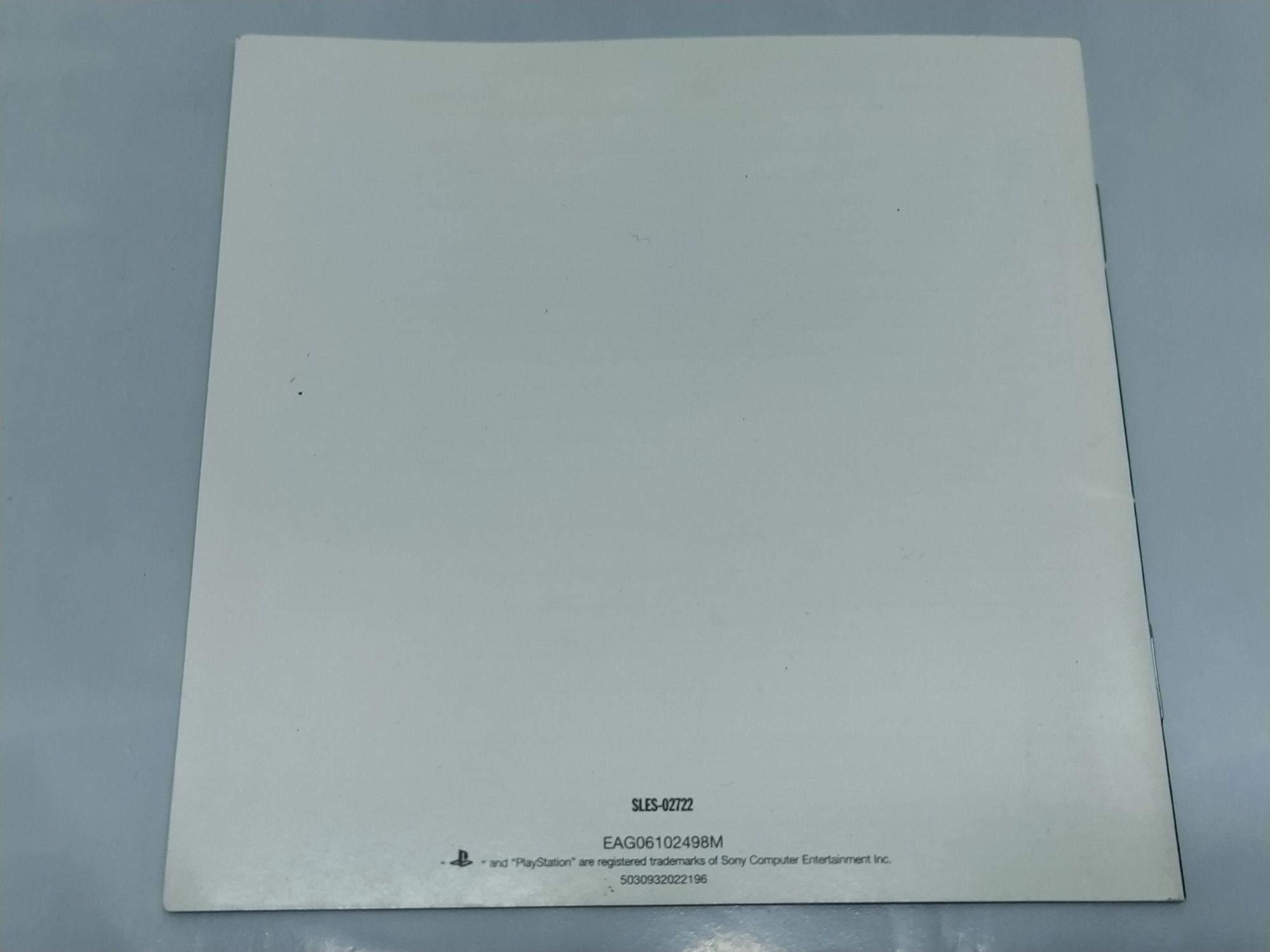 Ps1 psx one PlayStation INSTRUKCJA F1 2000 niemiecka