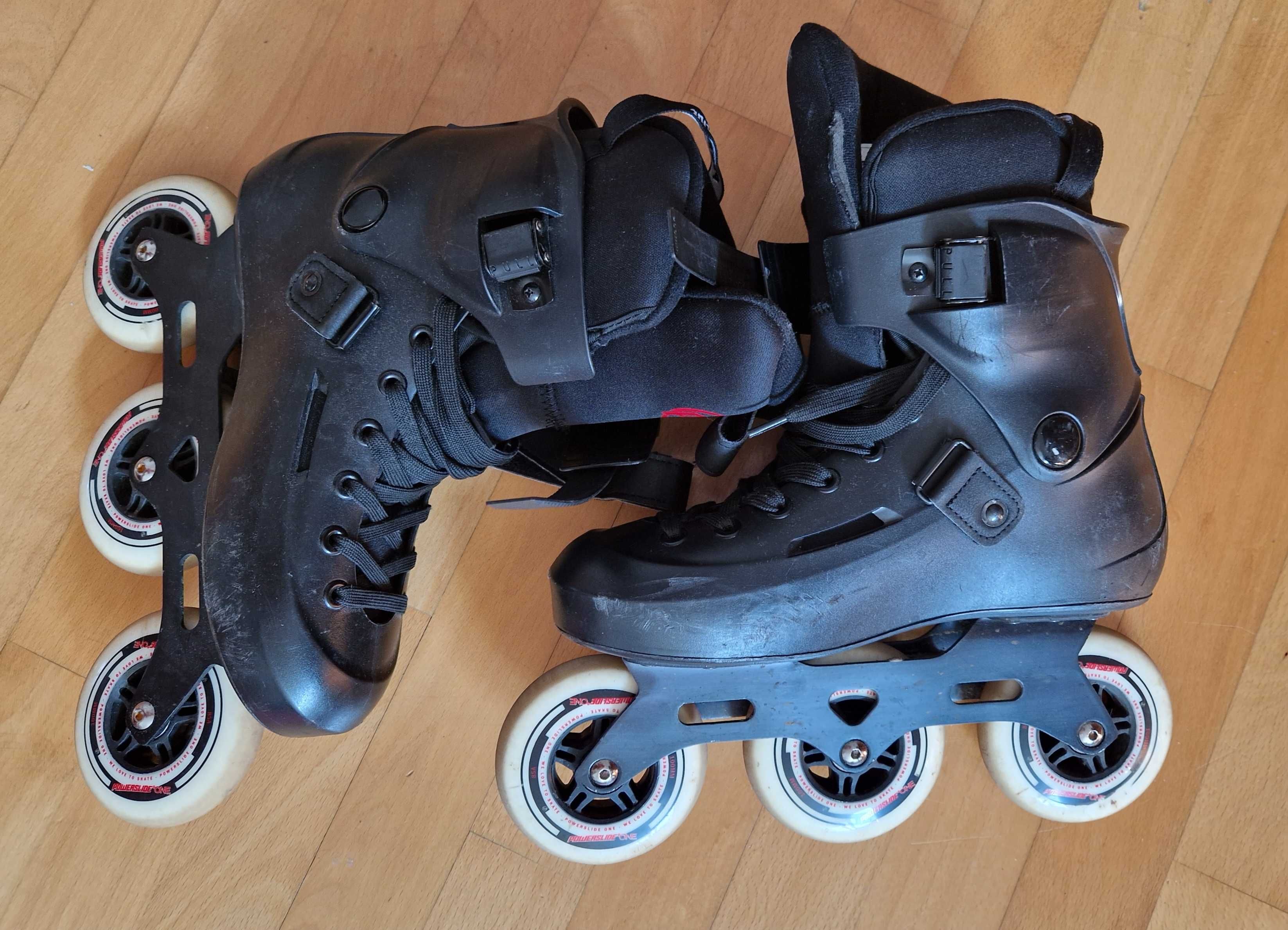 Rolki Powerslide Zoom Black 100 Urban - Rozmiar EU 41-42 / US 8-9