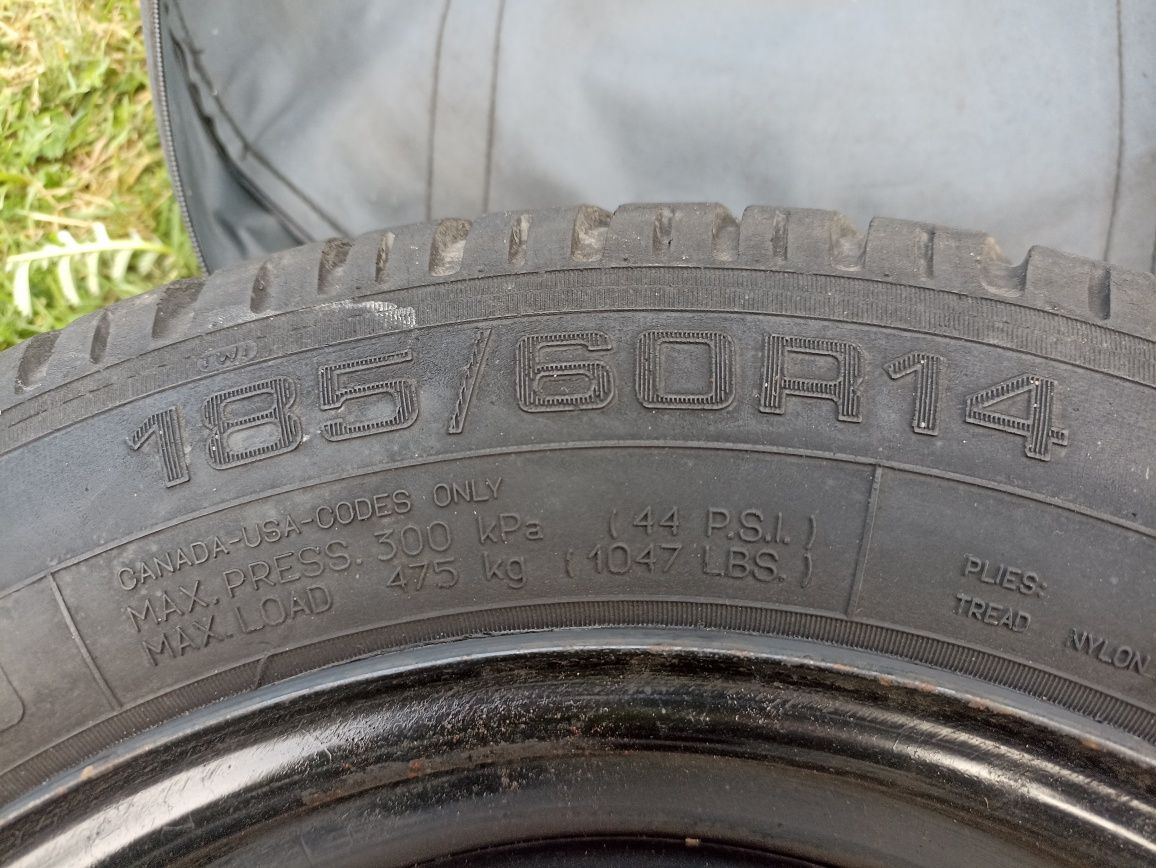 Oryginalne felgi z oponami Daewoo 175/65R14