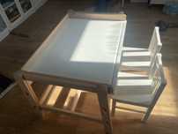 Biurko Flisat ikea plus krzesla