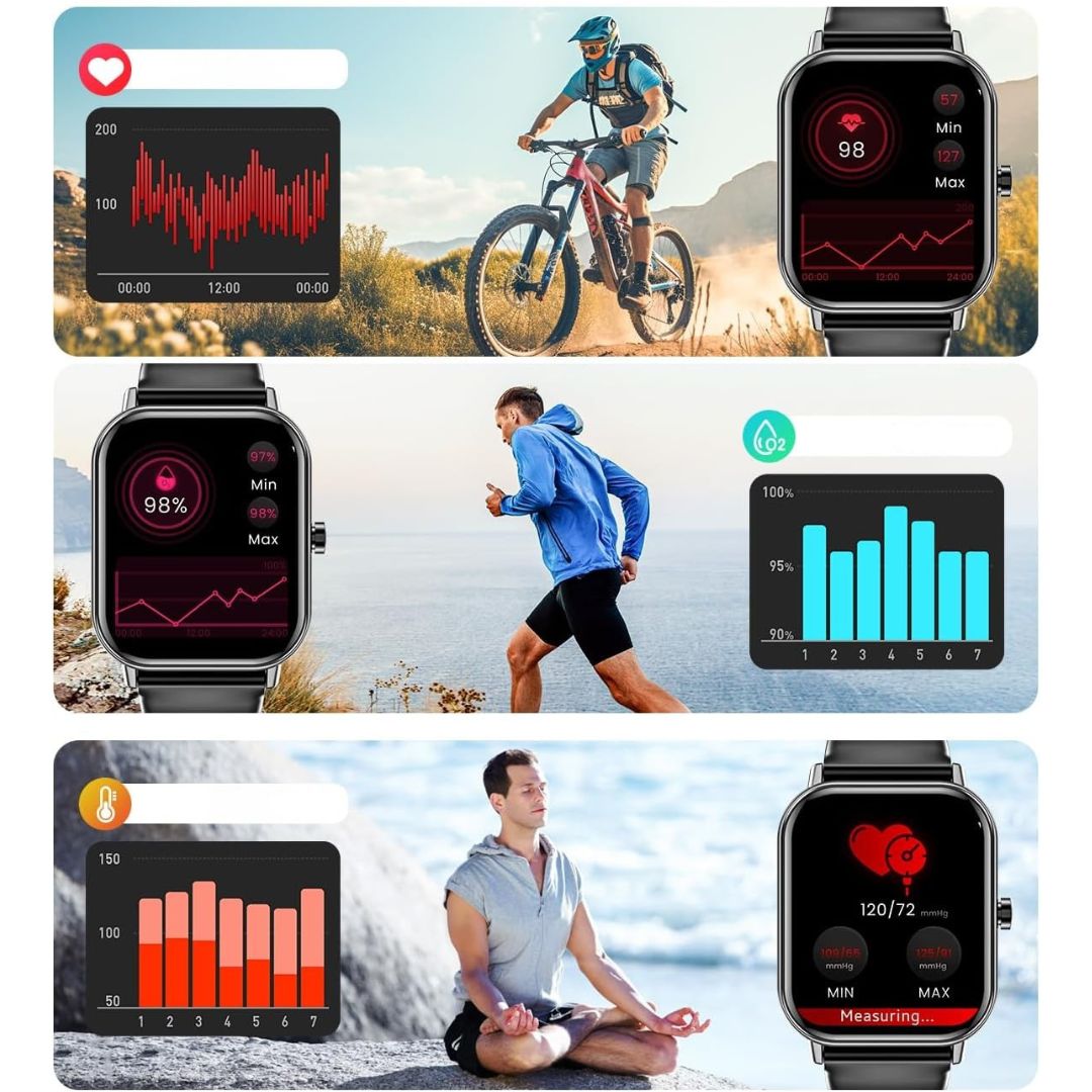 Zegarek Fitness Smart G39 Bluetooth 1,85 IP67 Android iOS j.polski