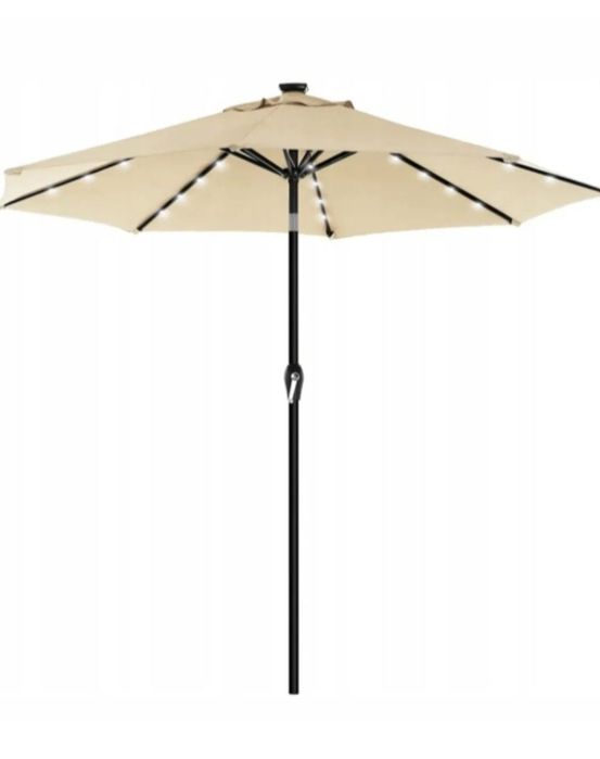 Parasol Songmics  300 x 240 cm z oświetleniem solarnym