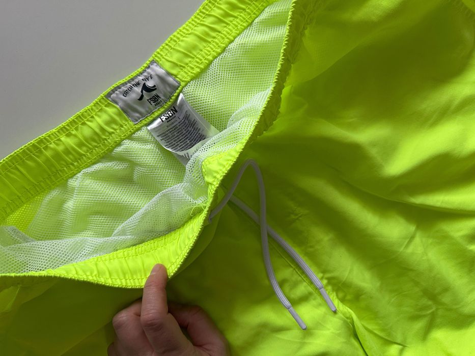 New Yorker Fishbone kąpielówki męskie szorty żółte