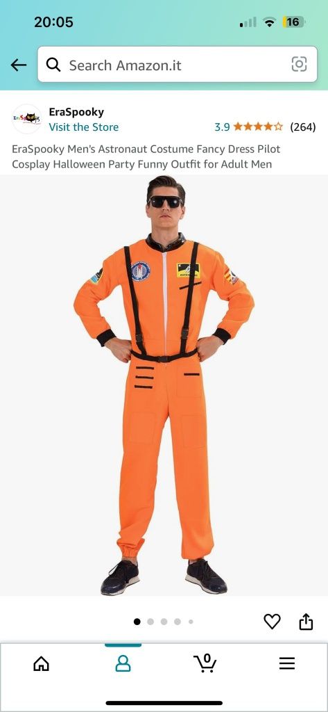 Fato/Fantasia Astronauta (M) carnaval